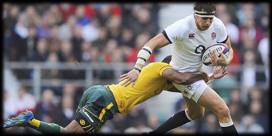 Tom Wood England Rugby Wallabies